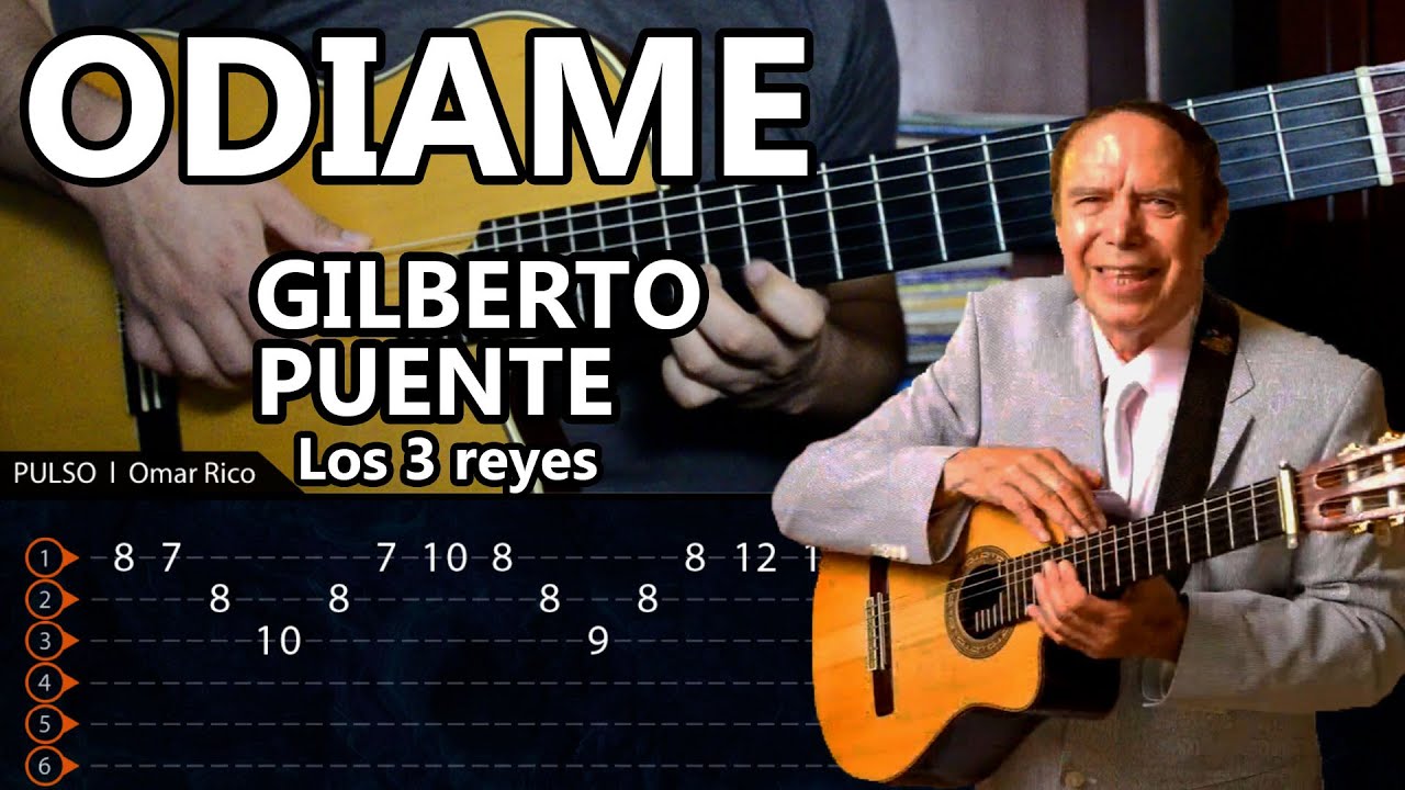 Ódiame Los tres reyes - Tutorial guitarra - Intro - TABS