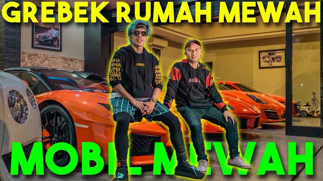 GREBEK GARASI MEWAH Lambo Ferrari dll. Yang Dulu nya tukang Cuci Mobil. #AttaGrebekRumah Ajik Krisna