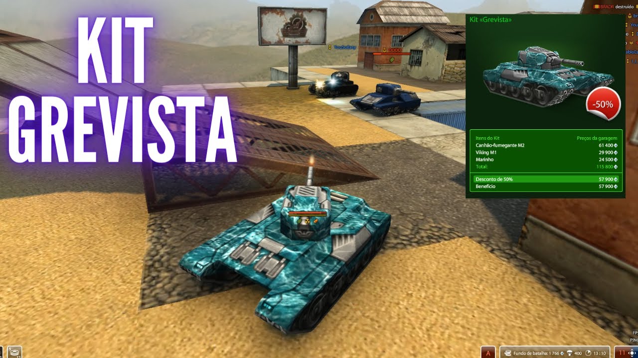 Pro Tanki: Test Kit Grevista (Striker) | Smoky M2 + Viking M1