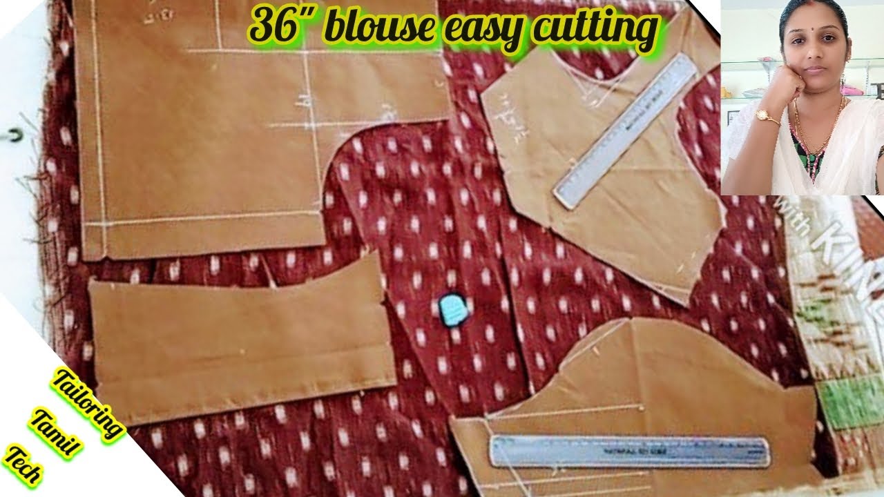 36 size blouse cutting in tamil / 36 inch லைனிங் பிளவுஸ் கட்டிங் / tailoring tamil tech / Tailor