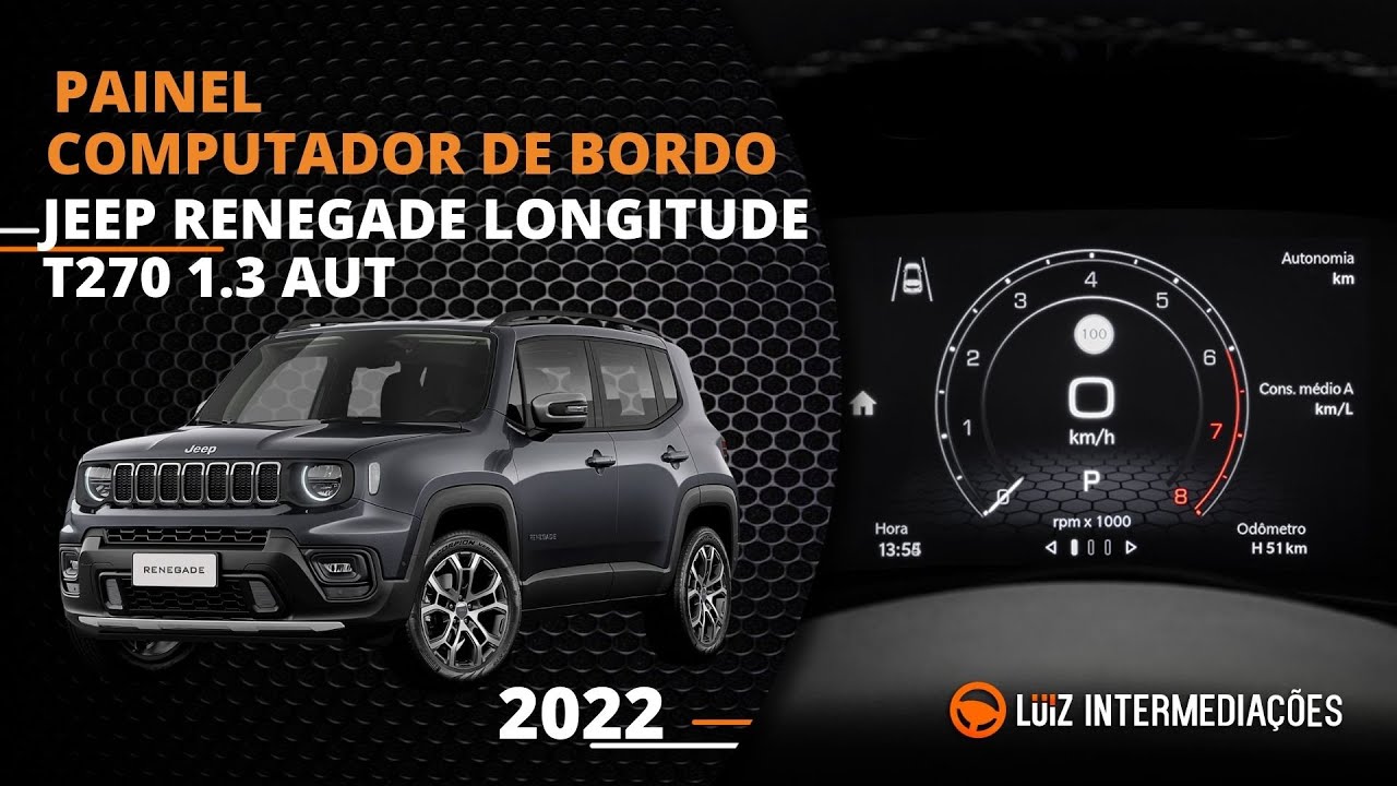 Painel | Computador de bordo | JEEP RENEGADE LONGITUDE T270 1.3 AUT 2022