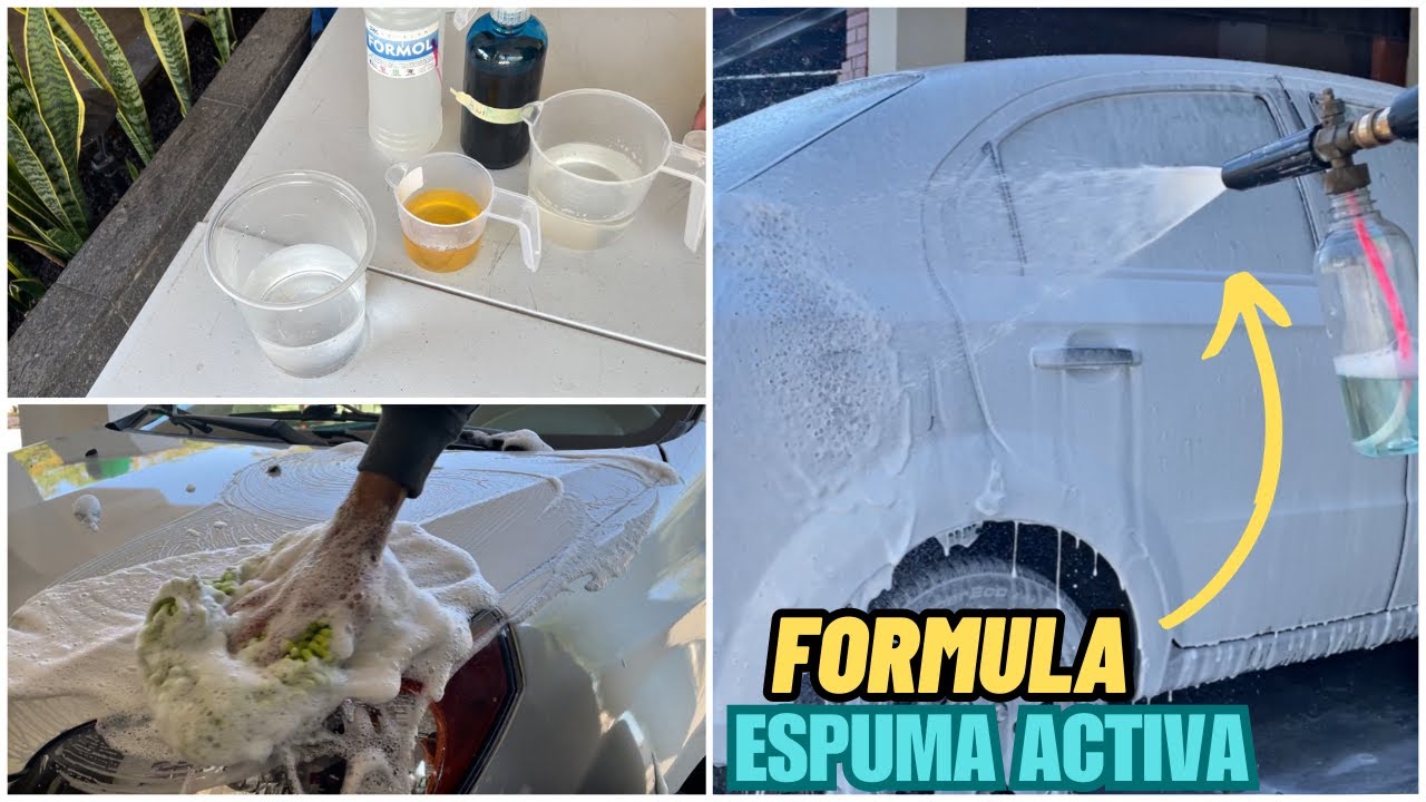 COMO HACER UN SHAMPOO ESPUMA ACTIVA FORMULA