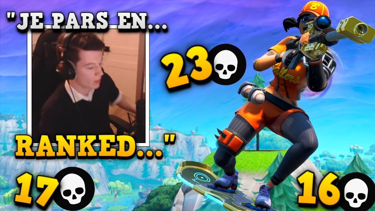 🔥 Mes PREMIÈRES RANKEDS sur FORTNITE... 56 kills, 0 mort