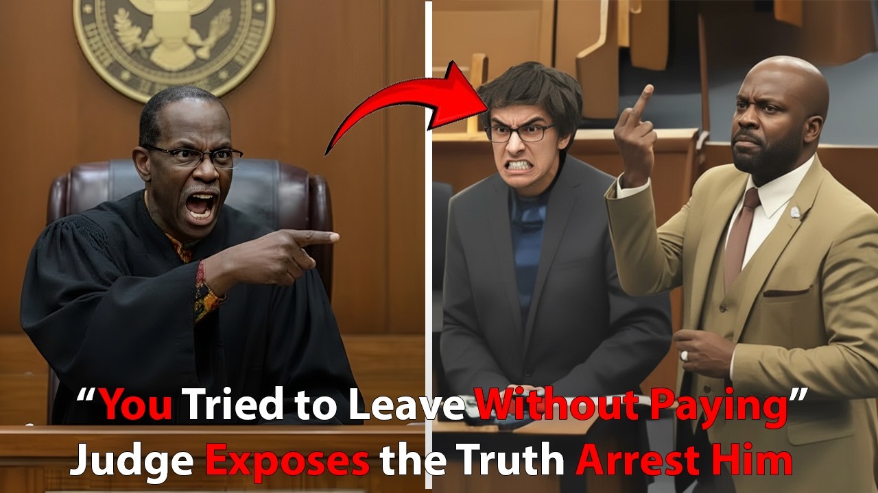 Judge CORNERS Her — “You Tried to Leave Without Paying”
