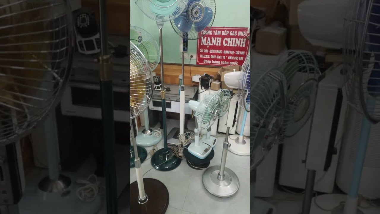 Quạt nationa chao cánh 35 vàng cao 1m40 zin toàn tập LH 0987670116 giá các bác gọi trực tiếp em