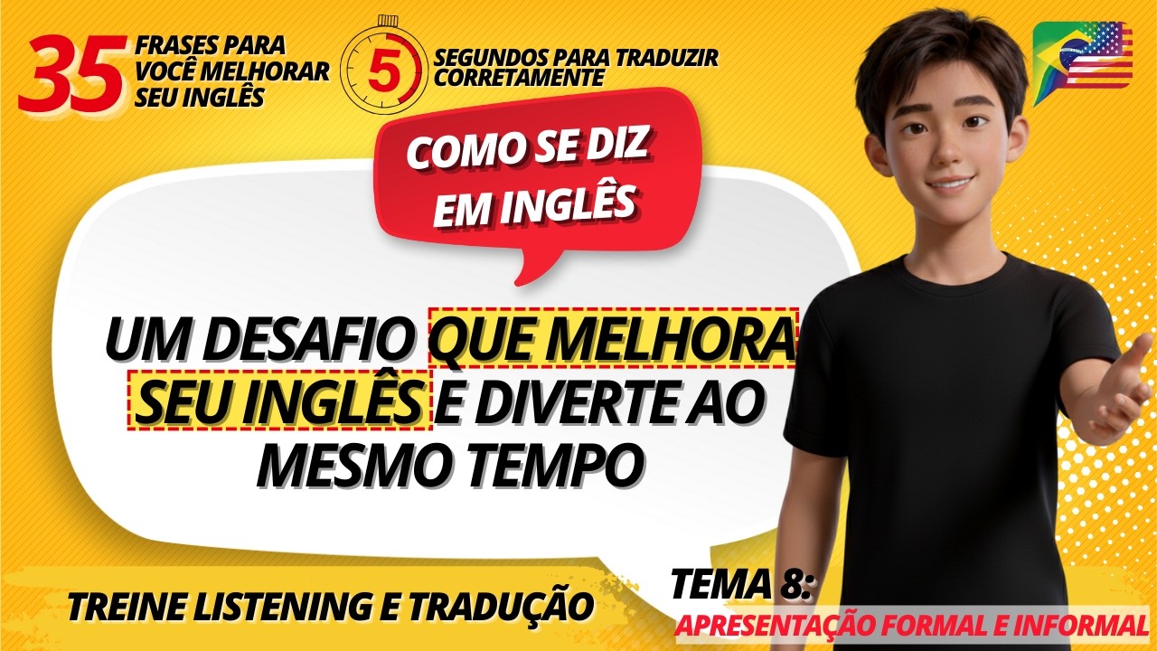 Esse TREINO CORTA MESES do seu aprendizado DE INGLÊS