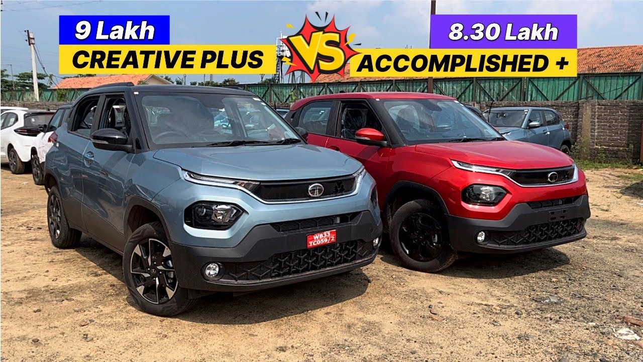 *UPDATED* Tata Punch Creative Plus vs Accomplished Plus 🔥 Detailed Comparison video