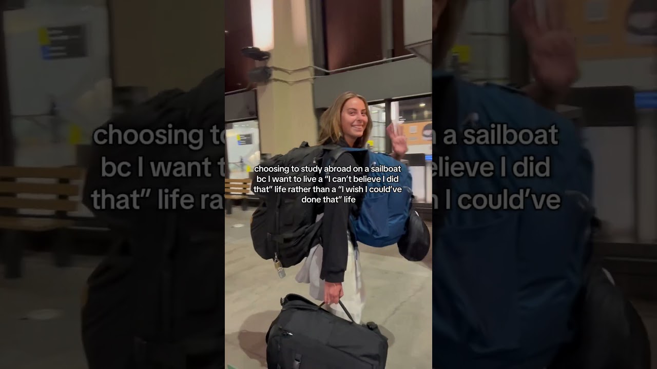 Choosing to study abroad on a sailboat #travel #sailing #studyabroad #collegestudent #femaletravel