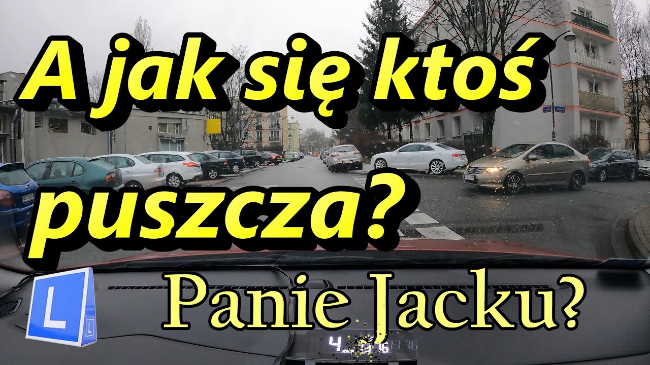 Panie Jacku? A jak się ktoś puszcza?