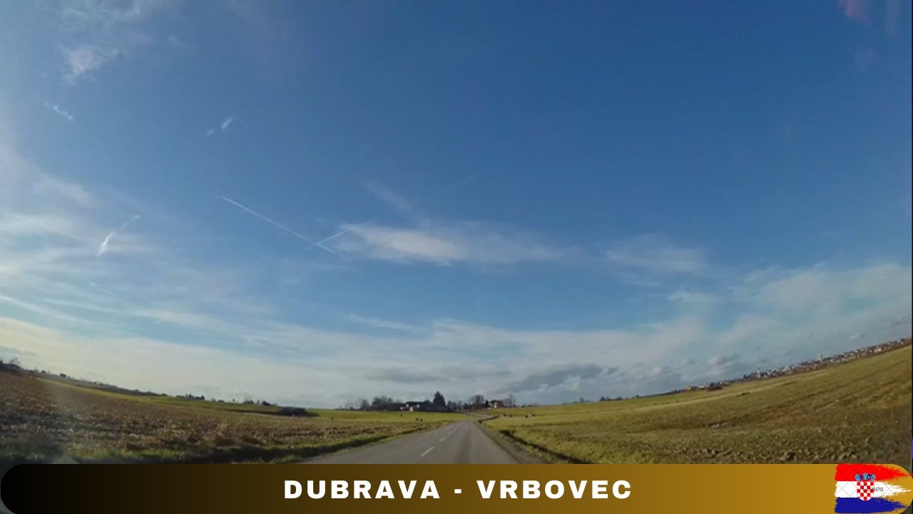 Driving in Croatia #13 - Day Drive from Dubrava (Vrbovec) to Vrbovec