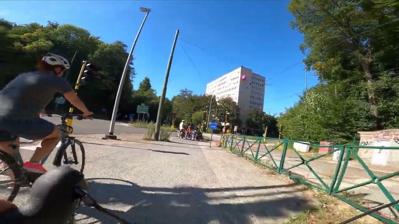 Cycling from Tervuren to Brussels — Forest Bike Ride & Scenic Nature | No Talking (BE11)