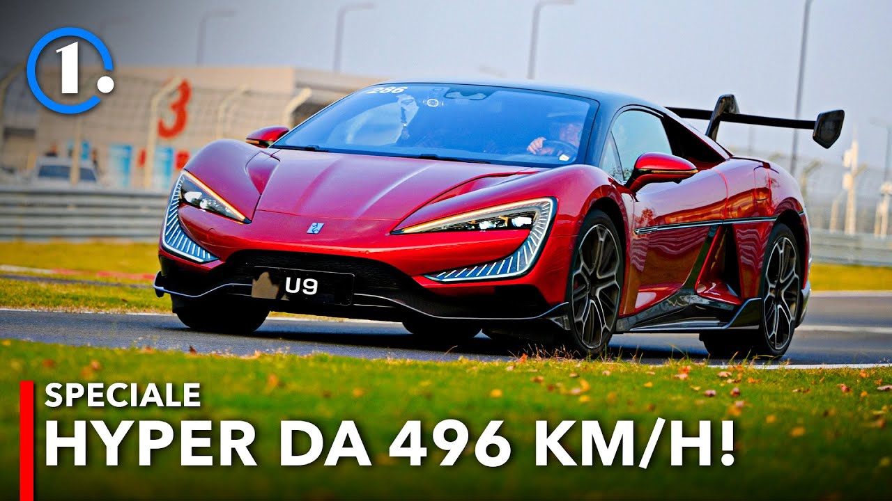 Come va la Supercar con 1300 CV e che salta! Yangwang U9
