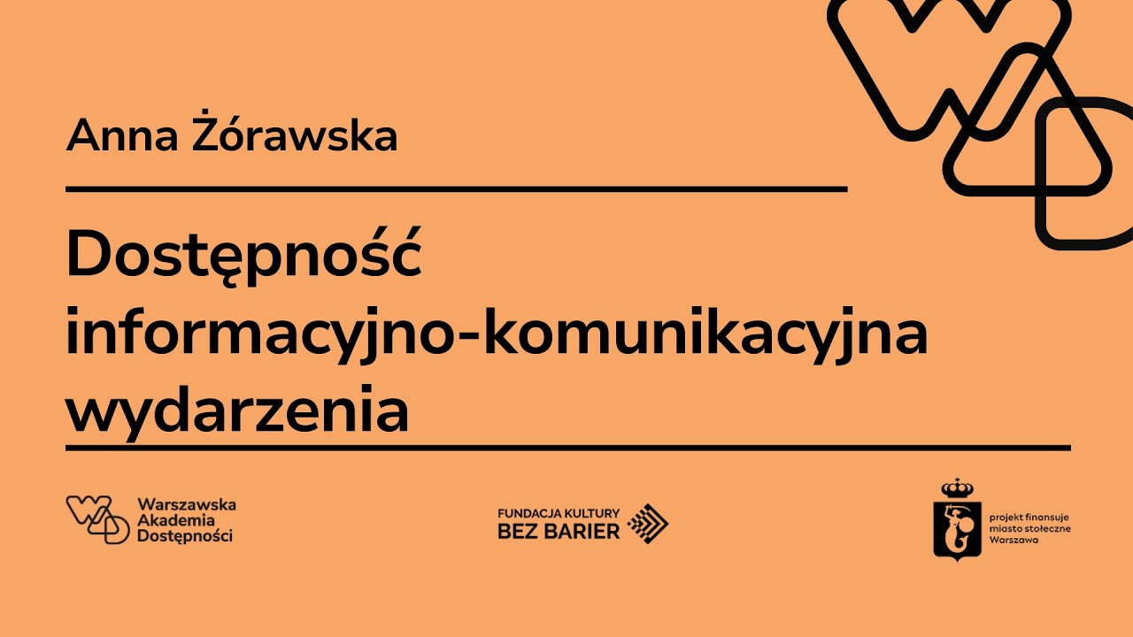 Dostępność informacyjno-komunikacyjna wydarzenia