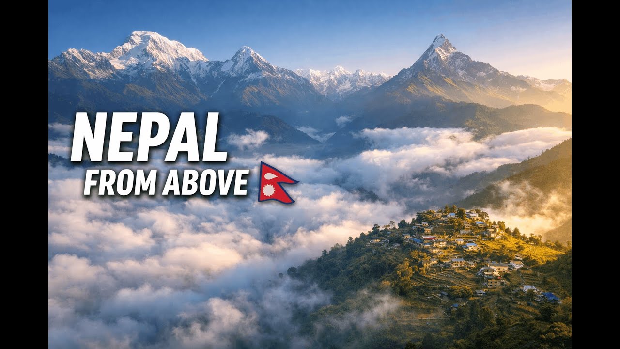 Drone View of Nepal | Nature, Mountains & Cities in 4K