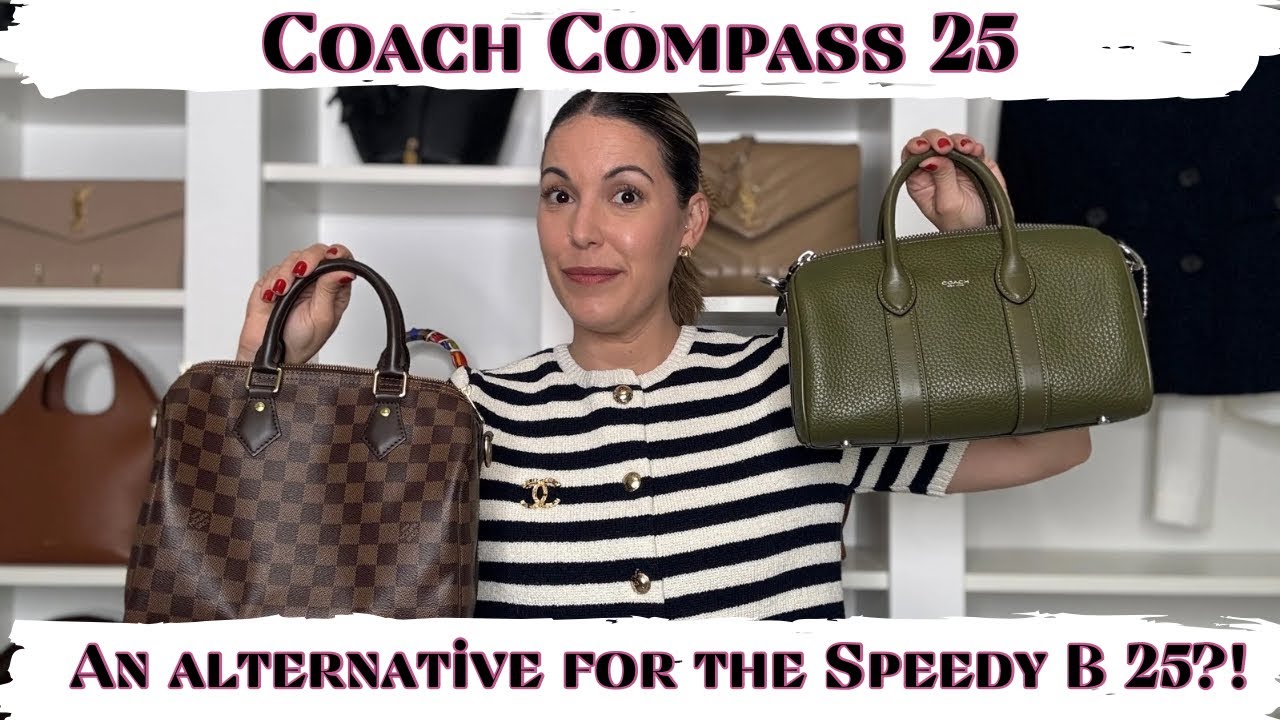 COACH COMPASS 25: первые впечатления 👜 и сравнение с Louis Vuitton Speedy Bandouliere 25