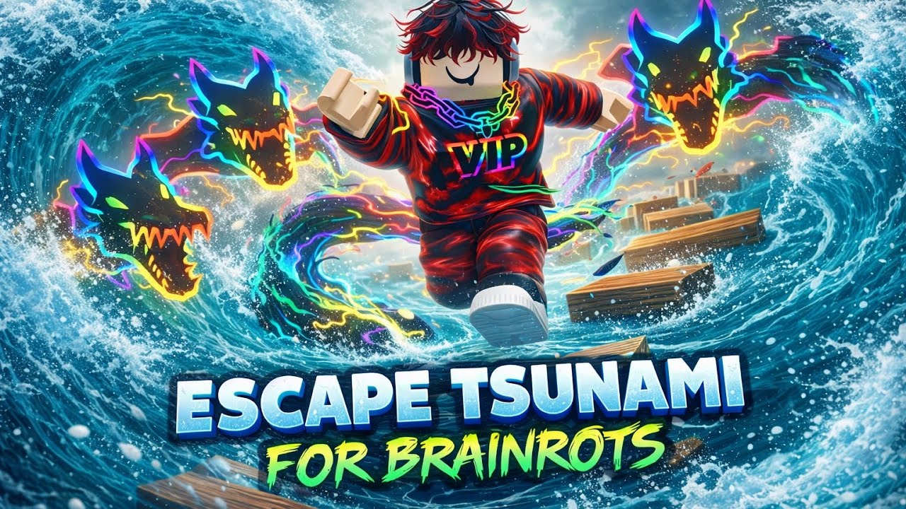 Grałem w ESCAPE TSUNAMI FOR BRAINROTS i stało się TO...!!!