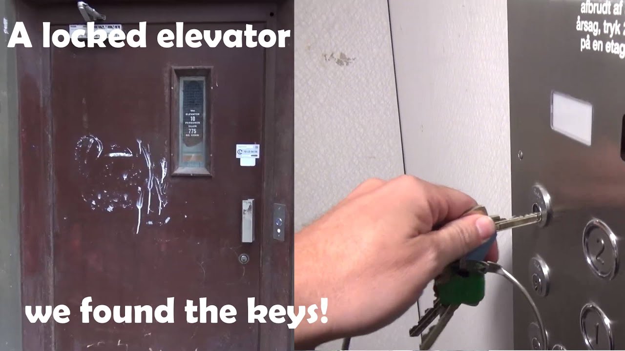 We Found a Locked Elevator.... and the keys!