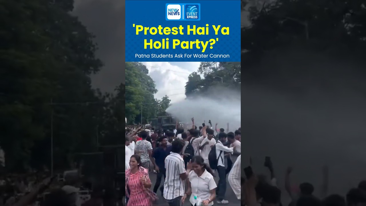 Students Ask For Water Cannon To Beat The Heat, Then Dance