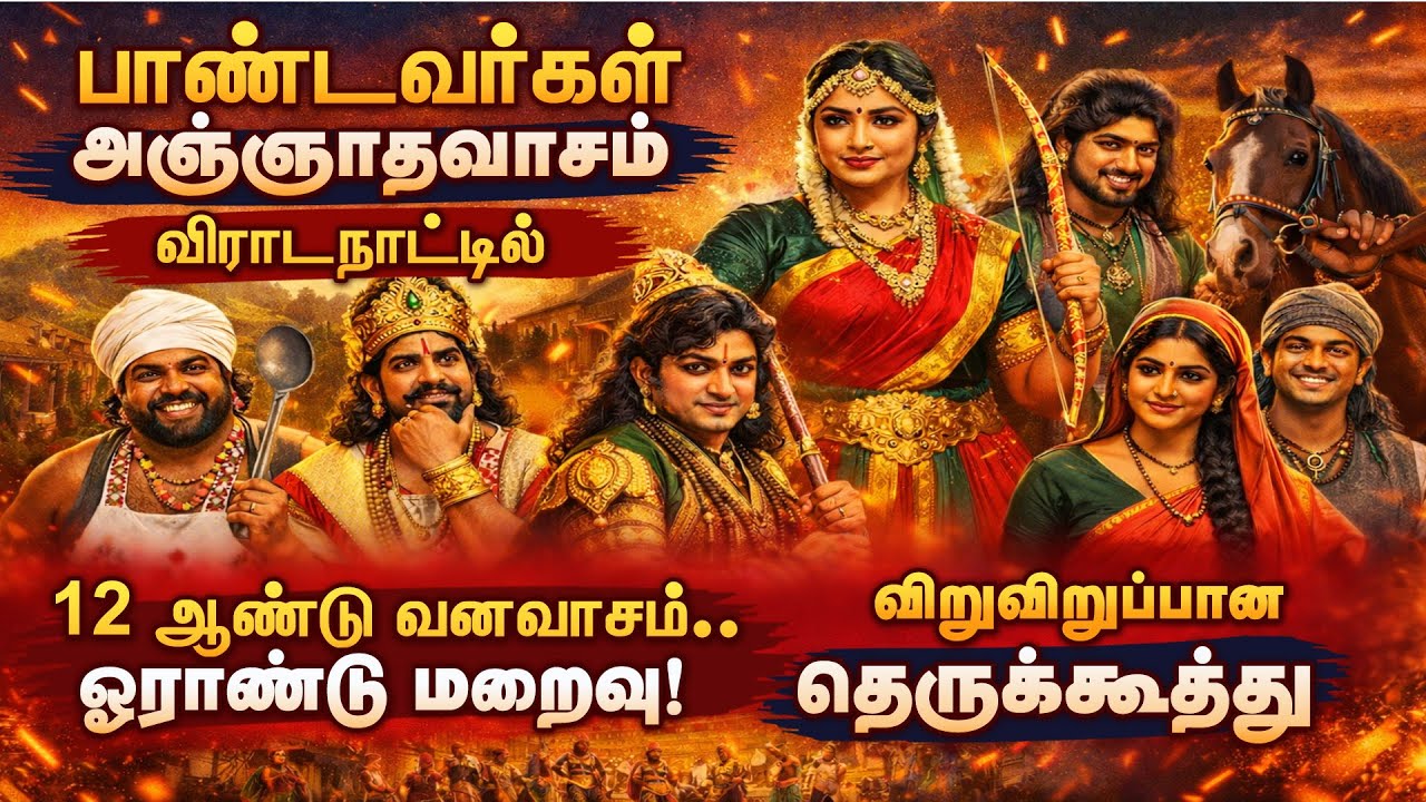 12 ஆண்டு வனவாசம்&hellip; ஓராண்டு அஞ்ஞாத வாசம் | பாண்டவர்கள் கதை | தெருக்கூத்து | Makkal TV | Therukoothu