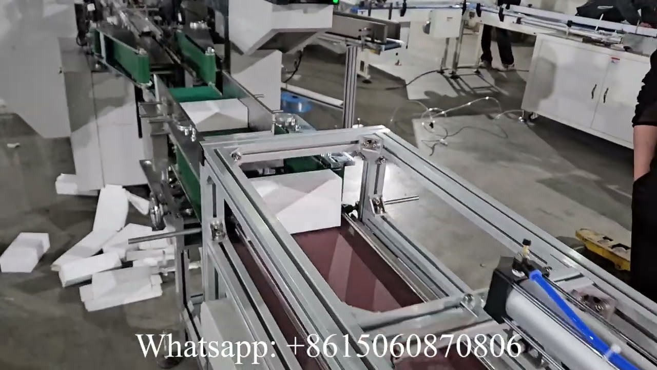 Good business idea automatic tissue paper processing type box drawing facial tissue production line