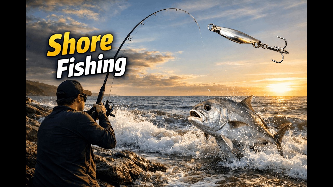 SHORE FISHING #ROCK FISHING #JIG #FISHING #FISHING IN GOA