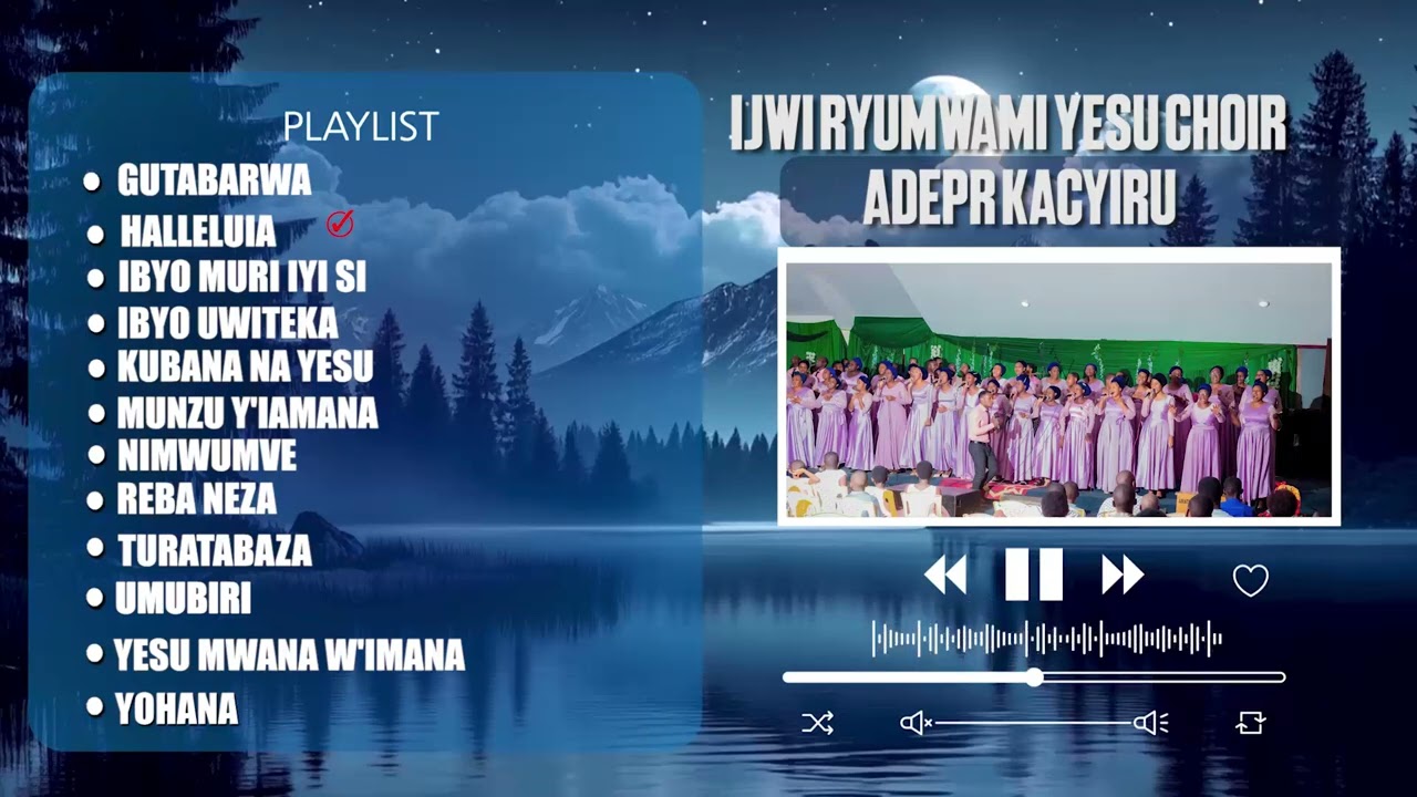 Chorale Ijwi ry' Umwami Yesu,  Nonstop songs (Lyrics). Year 2000 to 2003