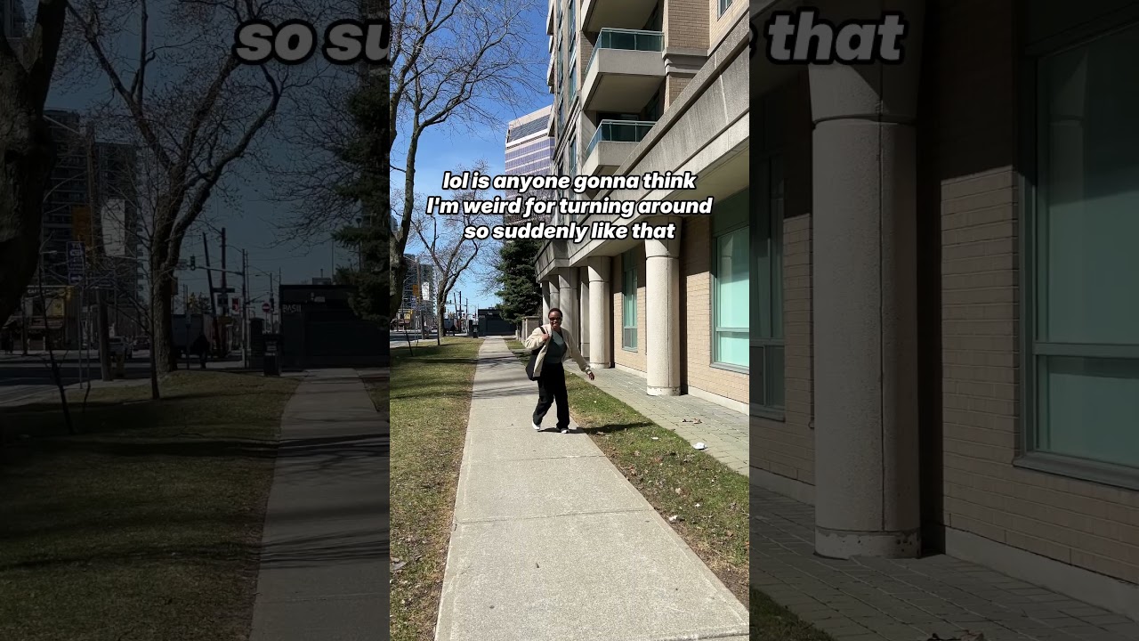 How vlog walking scenes are actually filmed #contentbts #filmingbts #shorts #ytshorts