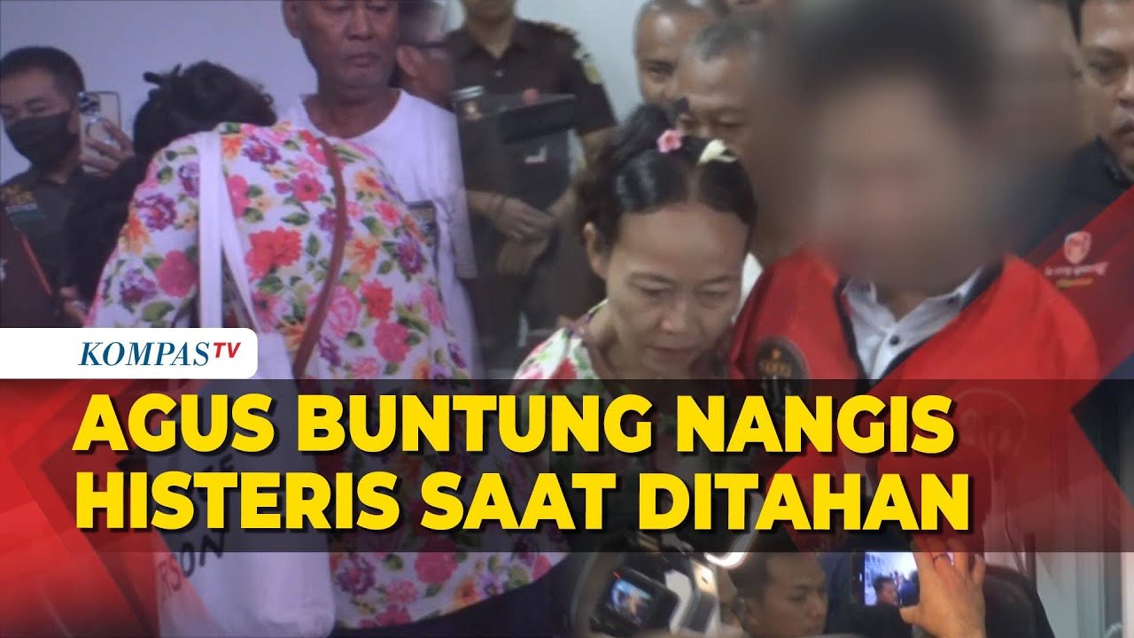 Histeris! Agus Buntung Menangis Dipelukan Ibu saat Dijebloskan ke Tahanan