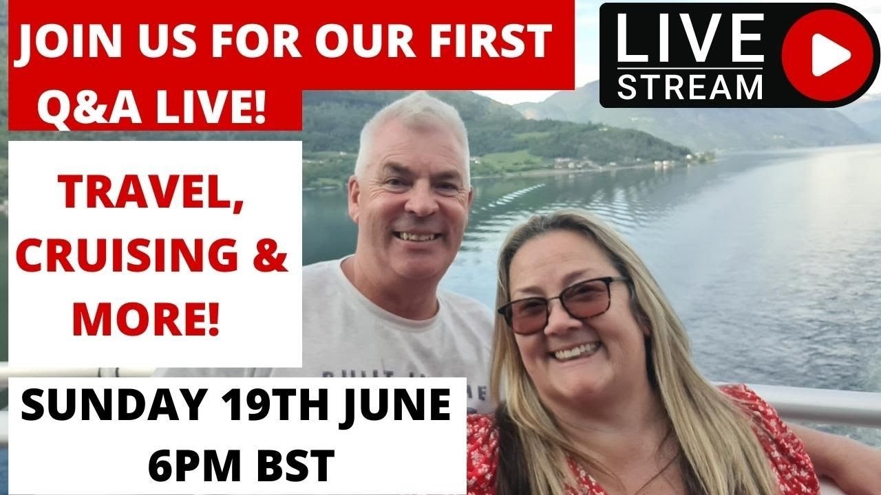 Celebrating 10k subscribers! Come & join our first Q&A Live - Lets chat all things Cruise & Travel!