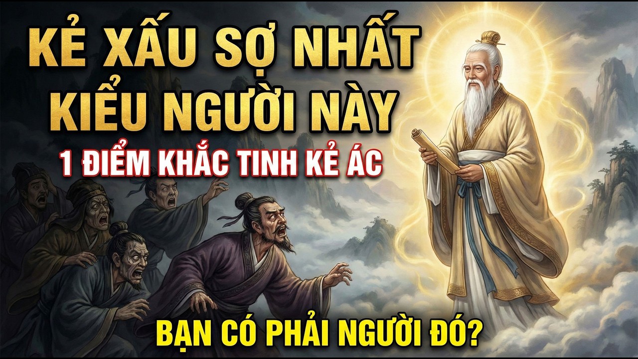 CỔ NHÂN DẠY: Kẻ Xấu Sợ Nhất 1 Kiểu Người—Bạn Có Đang Là Kiểu Đó Không? | Triết Lý Sống