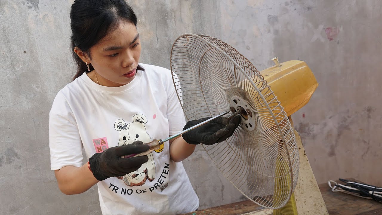 Restore an ancient fan from our grandparents' time DIY restoration fan part 3 full
