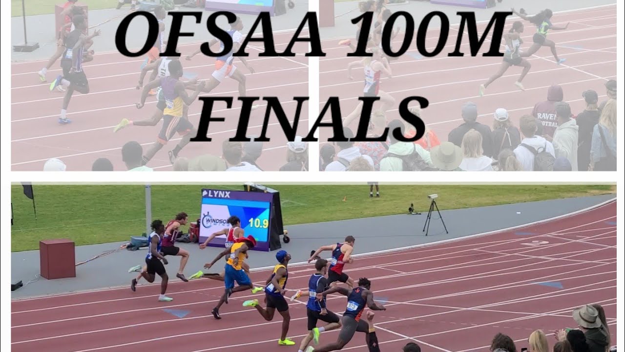 Condensed 100m Finals | OFSAA Track and Field Championships |Ottawa, Ontario | June 9th, 2023