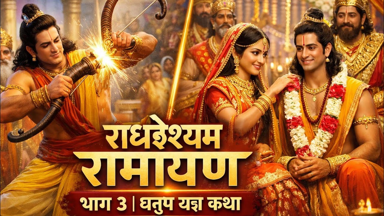 राधेश्याम रामायण भाग 3 | धनुष यज्ञ कथा | सीता स्वयंवर | Radheshyam Ramayan Bhag 3 Dhanush Yagya