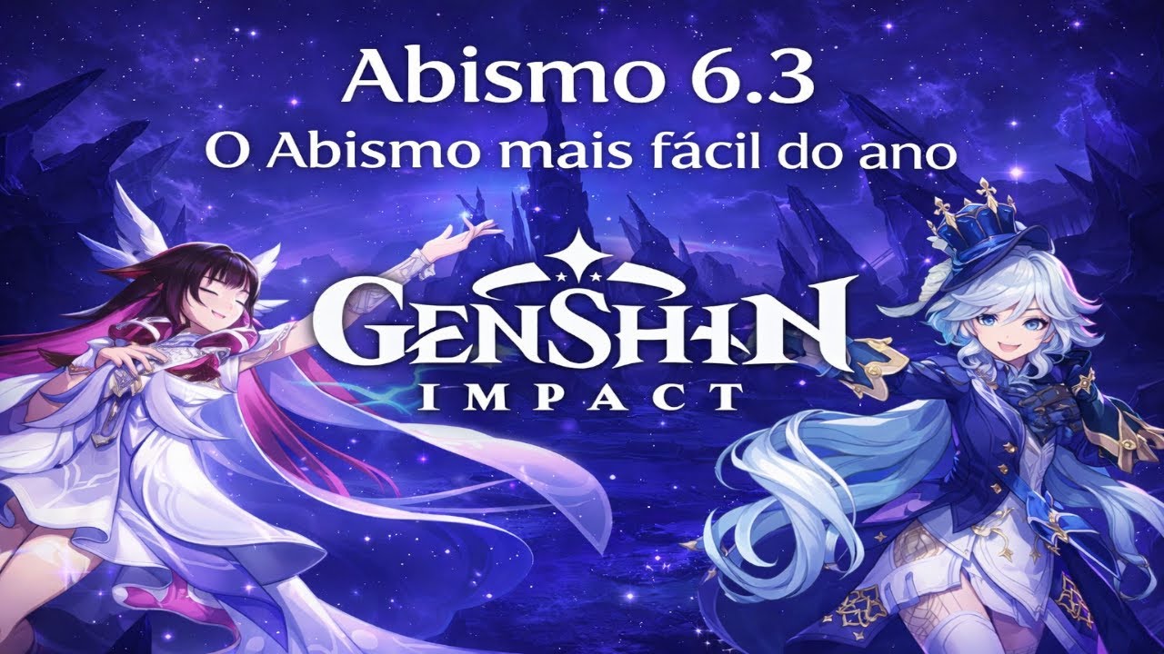 O abismo mais fácil da historia - Genshin impact abismo 6.3 - Neuvillette e Columbina