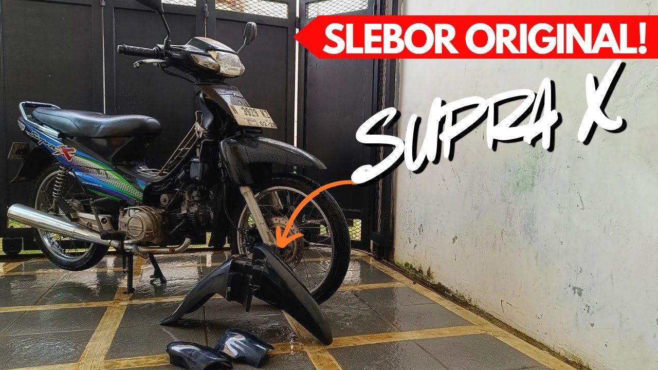 SLEBOR DEPAN SUPRA X 2002 DIGANTI ORIGINAL, BEDANYA KELIHATAN!