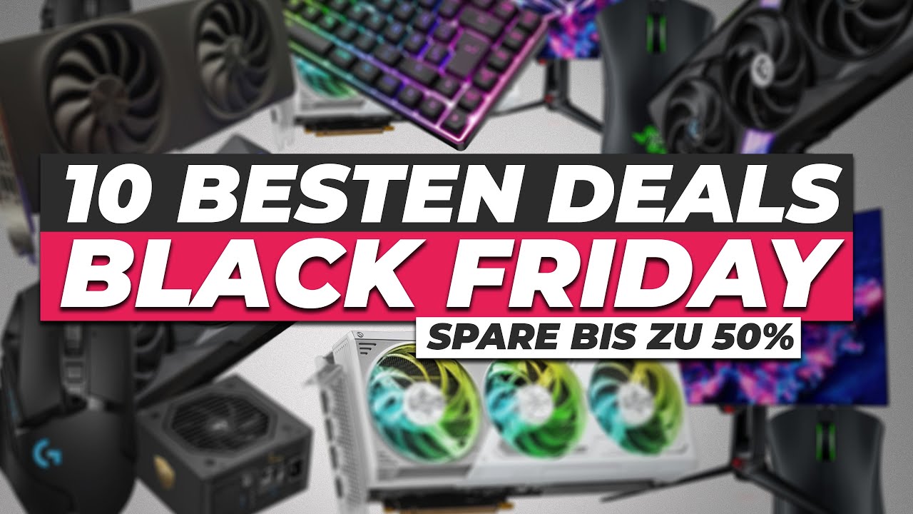 Black Friday 2025: Die 10 besten PC-Hardware-Angebote