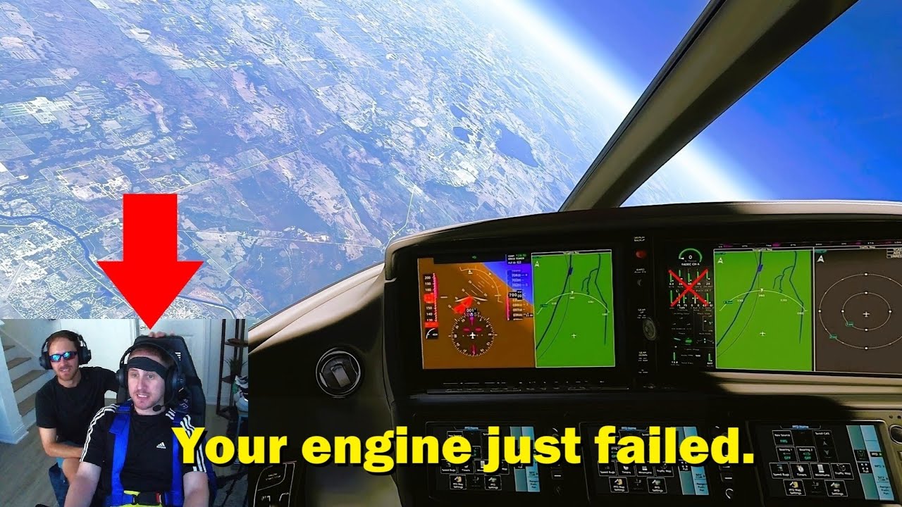 60,000 Feet + NO ENGINE in Microsoft Flight Simulator (Extreme Difficulty Challenge)