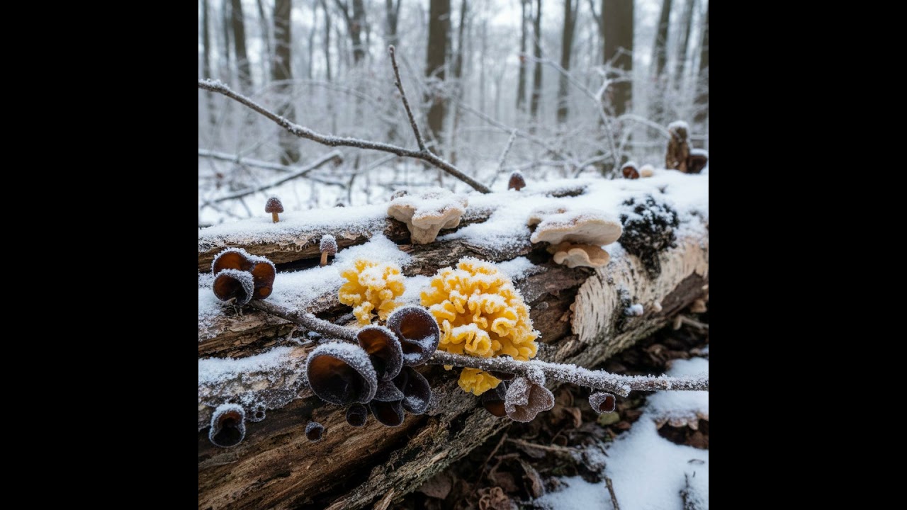 🎧 # 206 In sneeuw en ijs: winterpaddenstoelen