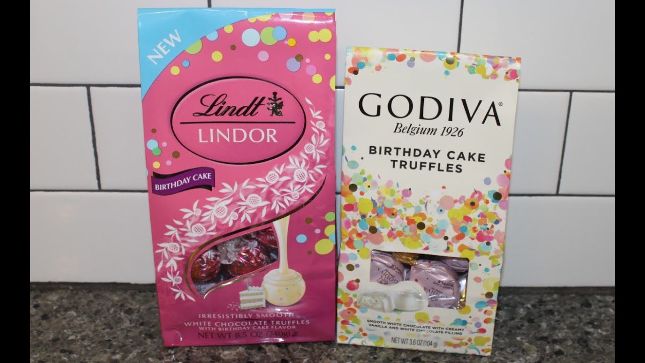 Lindt Lindor Birthday Cake Truffles vs Godiva Birthday Cake Truffles: Comparison & Review