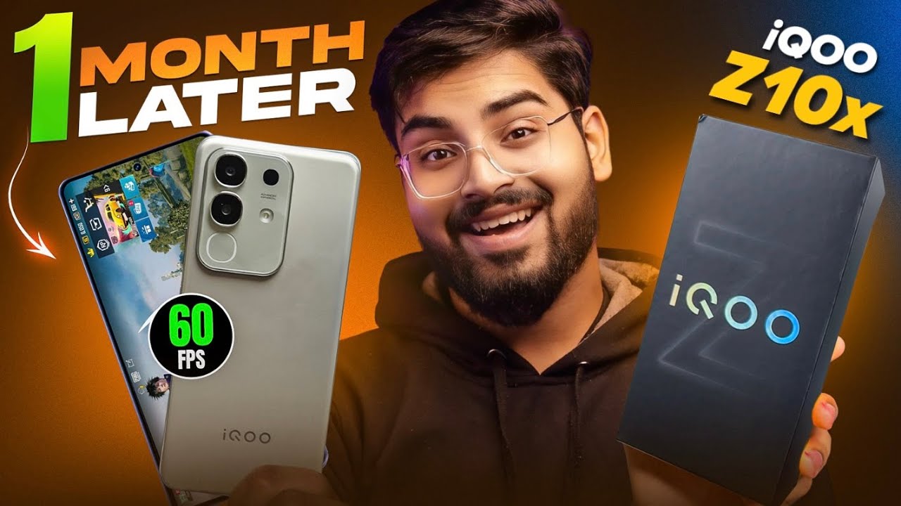 iQOO Z10x 5G Unboxing and Review After 1 Month Use 🔥 Camera & BGMI Test | Best Phone under 12000