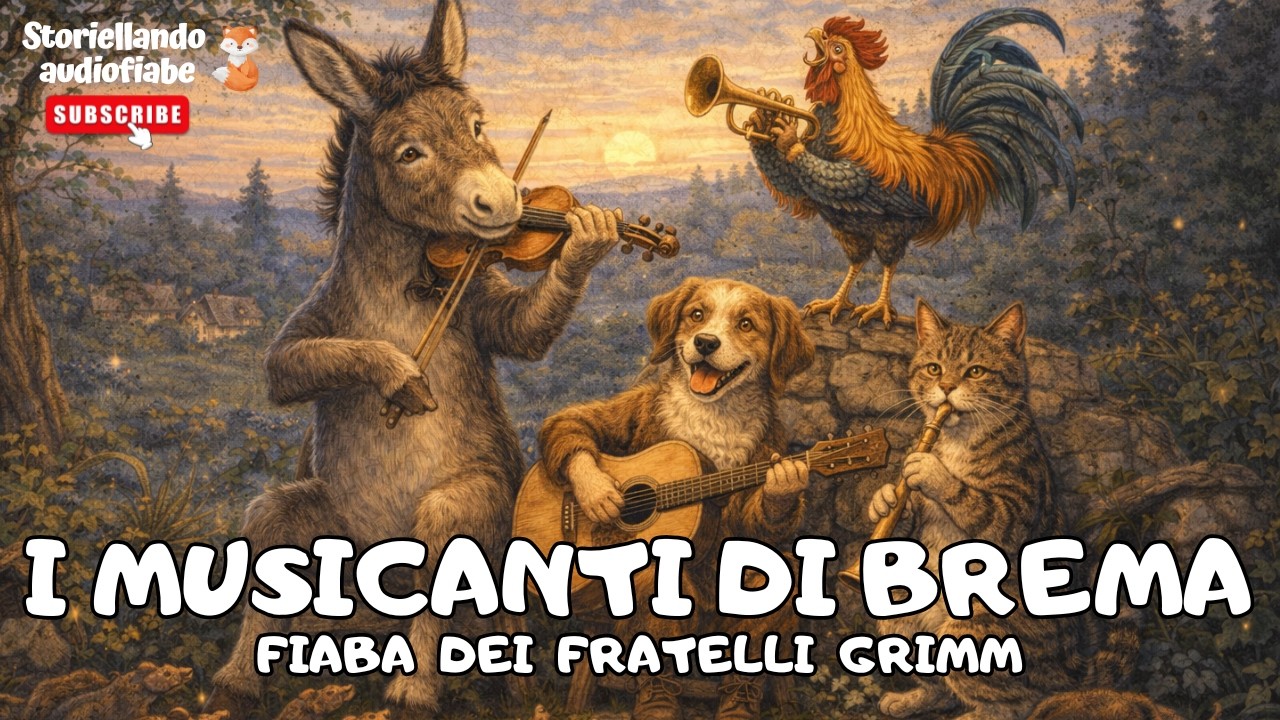 I MUSICANTI DI BREMA | FIABA DEI FRATELLI GRIMM  – storie da ascoltare