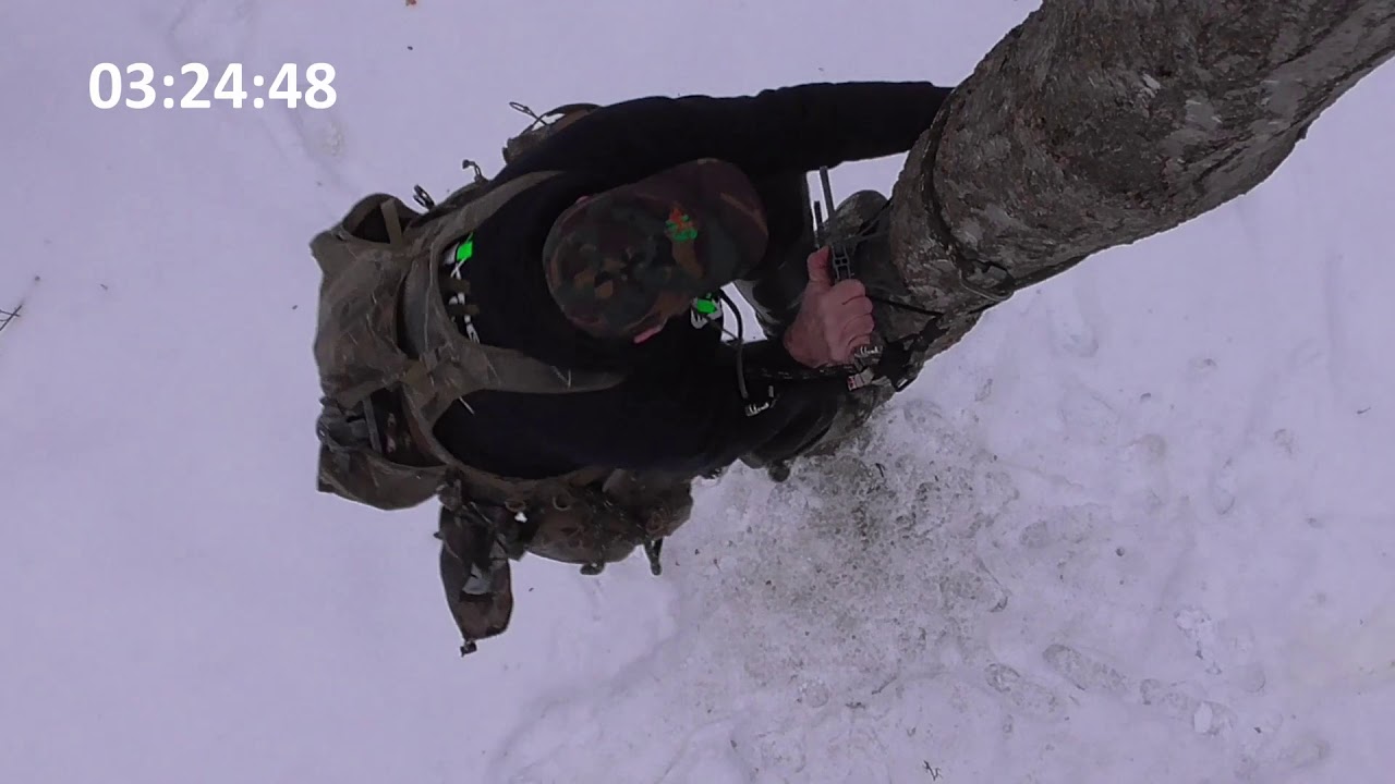Timed Single Stick Climb and Rappel