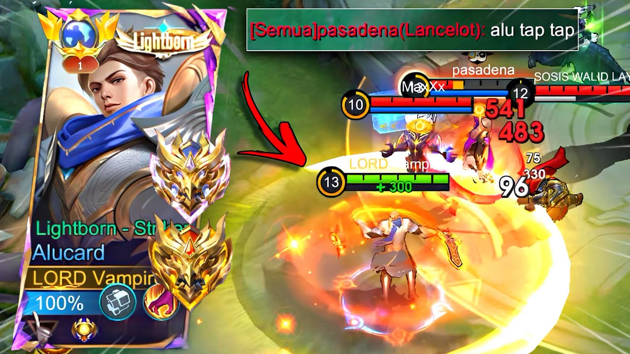 DIHINA LANCELOT PUBLIK! DIBILANG ALUCARD TAP TAP, VAMPIRE BALAS DENDAM 🔥 | MLBB