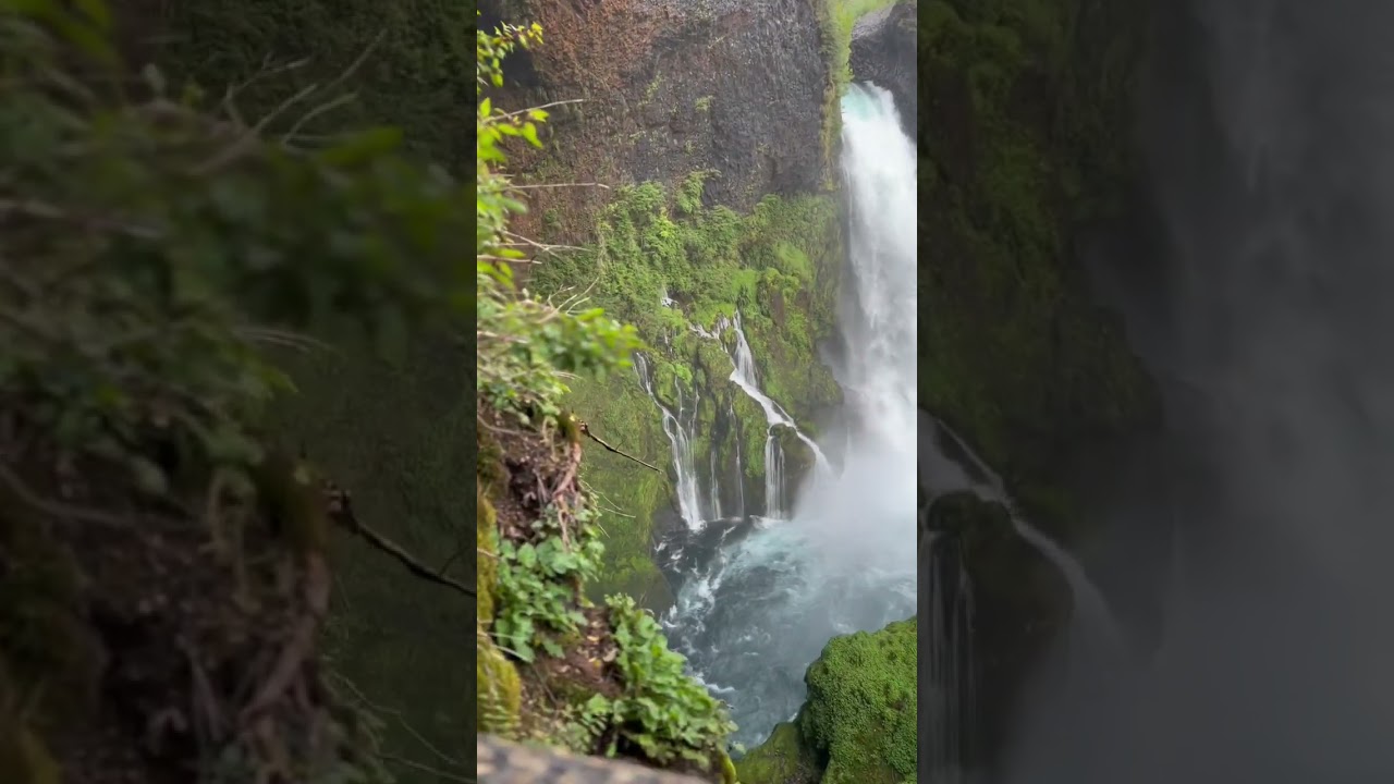 Salto HUILO HUILO chile 📍⛰️ #chile #sol #verano #aventura