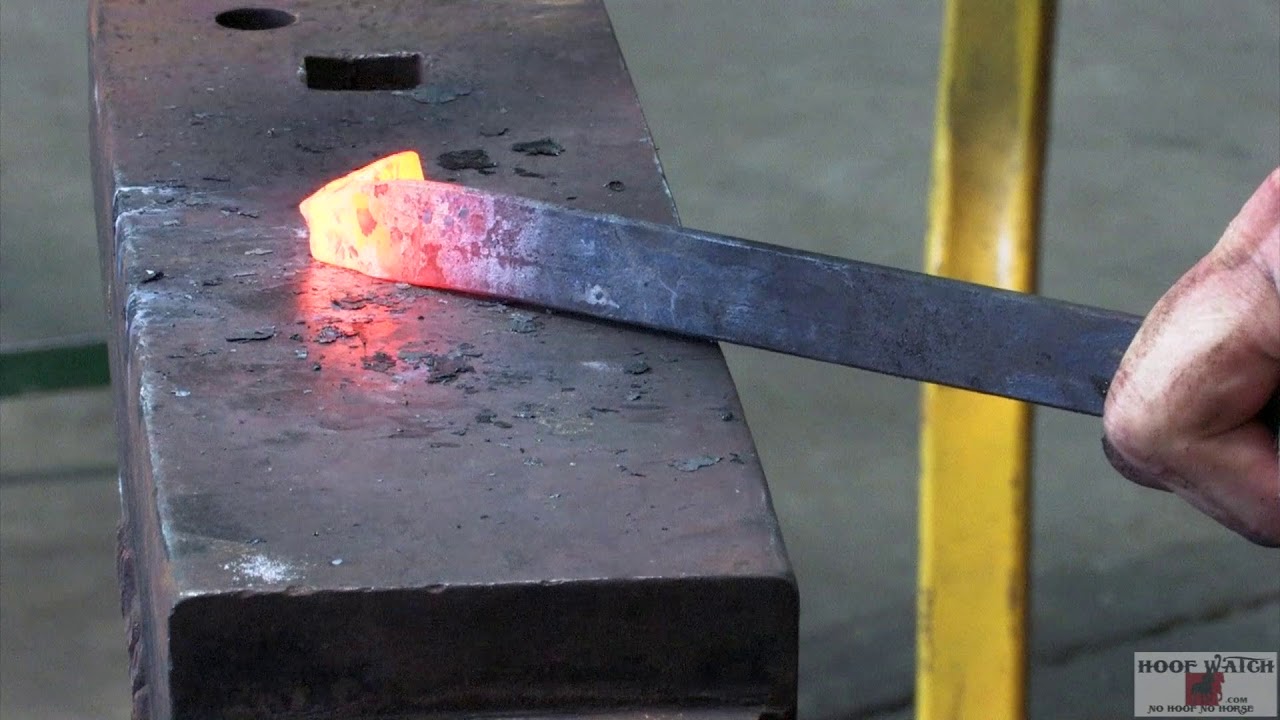 World Championship Blacksmiths Craig Trnka, CJF - Concave Caulk & Wedge hind