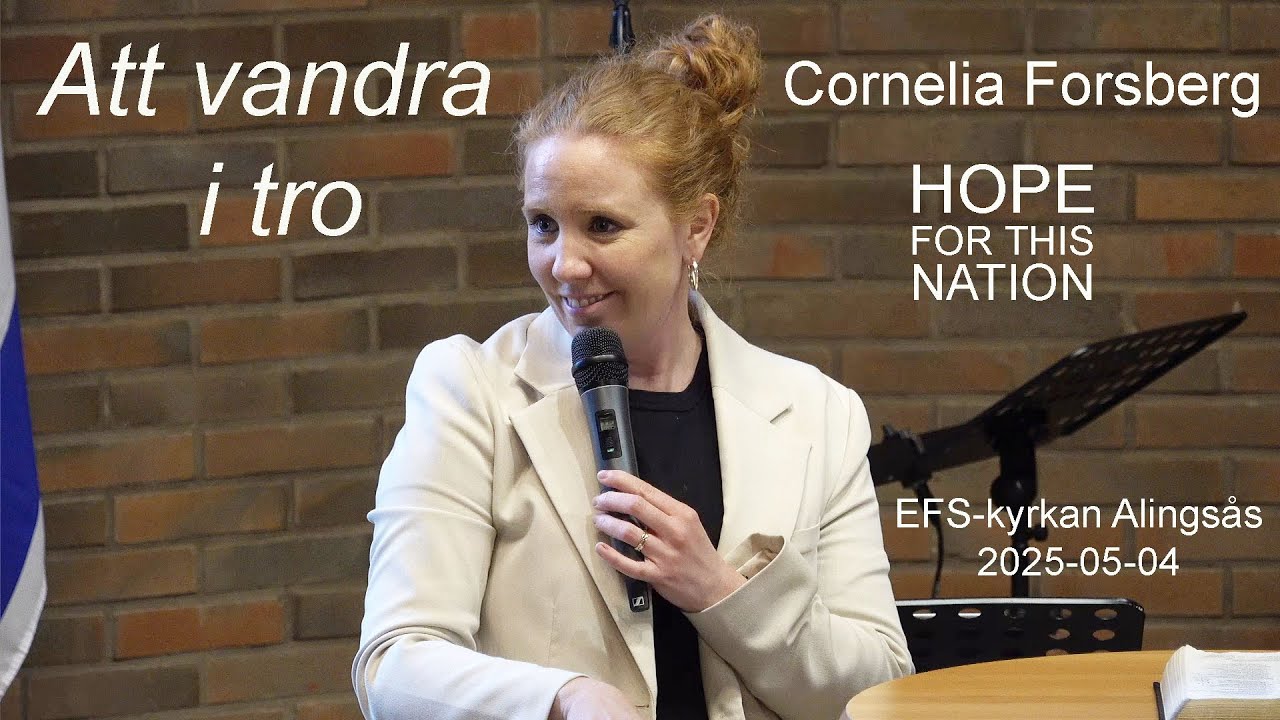 Cornelia Forsberg - Att vandra i tro - HOPE FOR THIS NATION