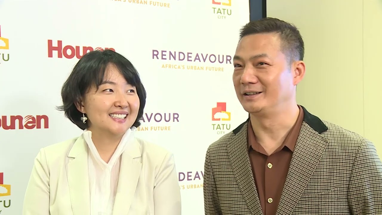 Chen Aixiong, CEO Hounen Real Estate & Legal Lead, Hounen, announcing Kenya entry at Tatu City