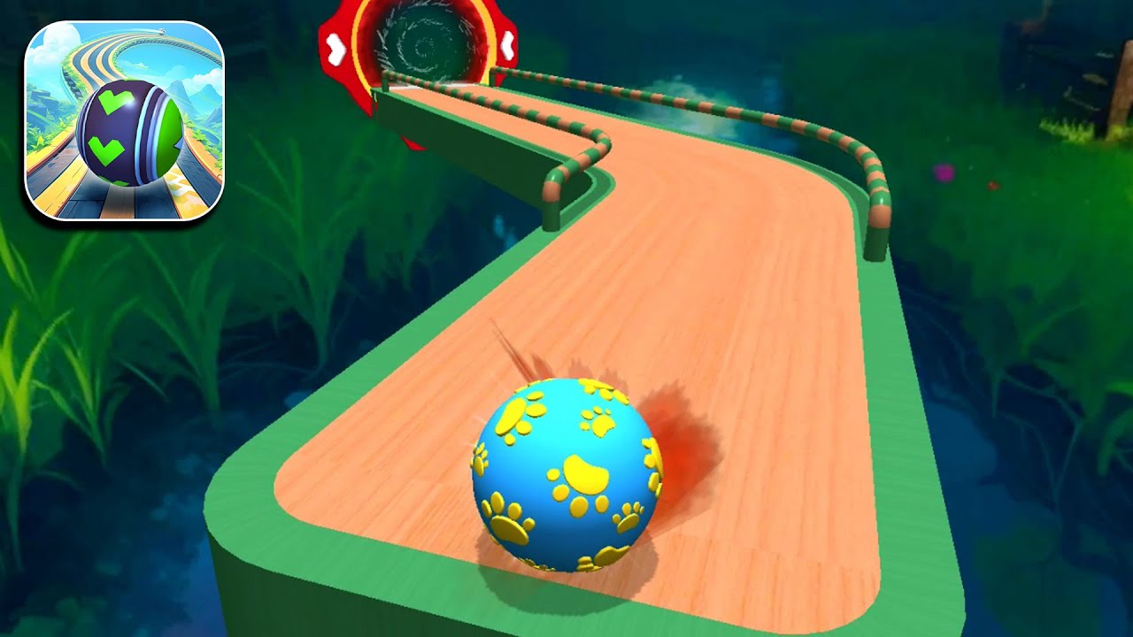 3D Super Rolling Ball Race Gameplay Speedrun Max Levels 46