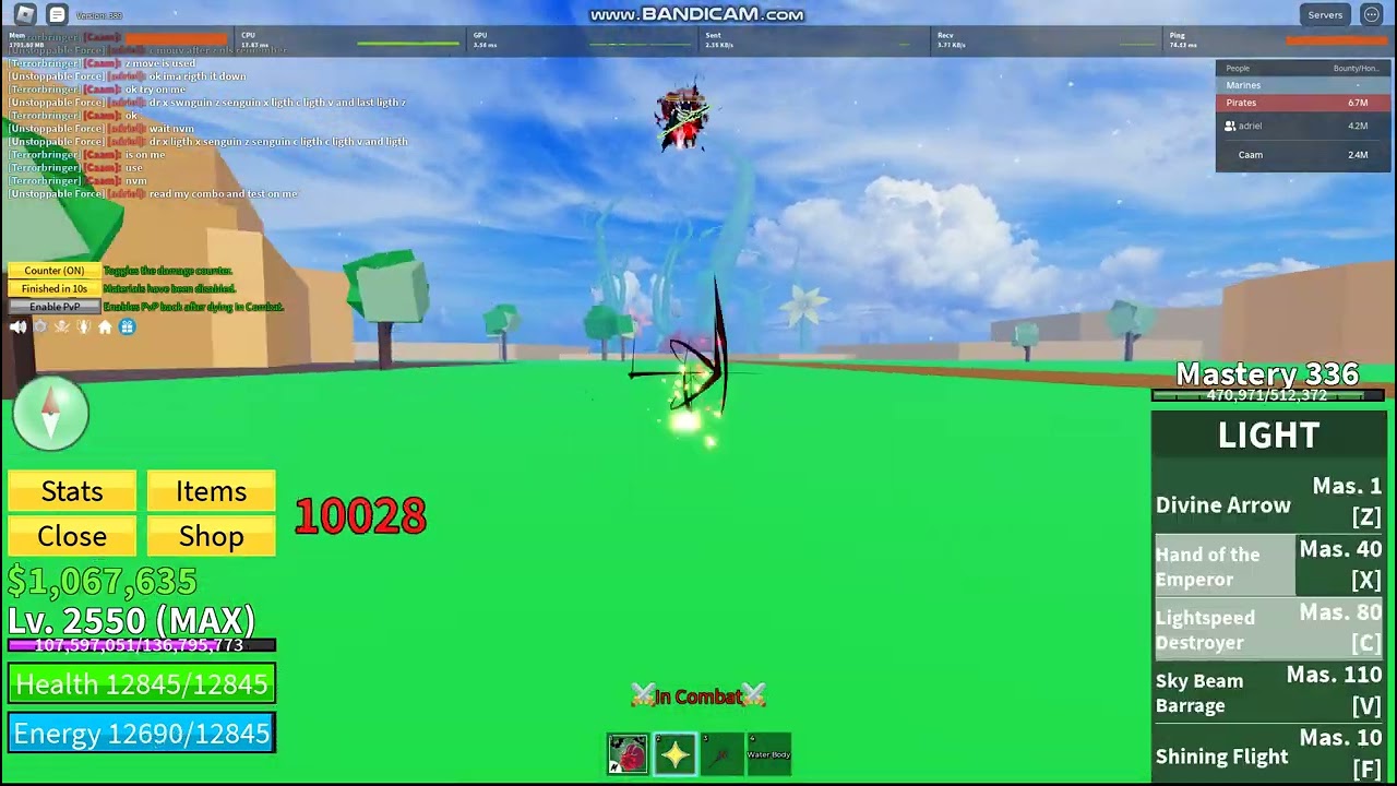 Sanguine Art + Light + Dragon Trident (Blox fruits)