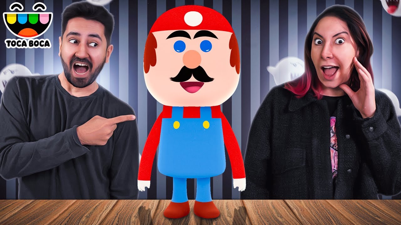 Criamos o Super Mario e a Princesa Peach no Toca Mini